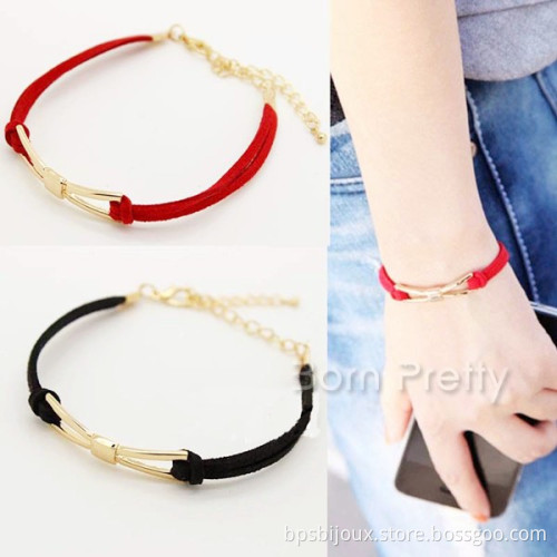 Cute Fashion Sweet Bow Leather Bracelet